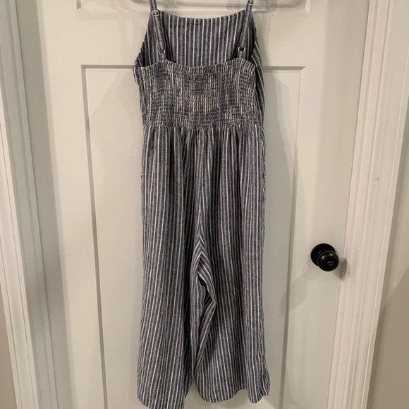 SLEEVELESS LINEN ROMPER - Picture 2 of 3
